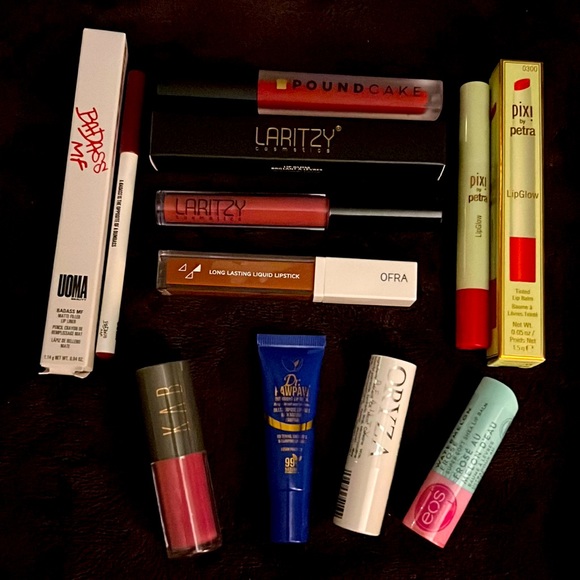 Other - High end lipstick/gloss/overnight lip mask bundle of 9
